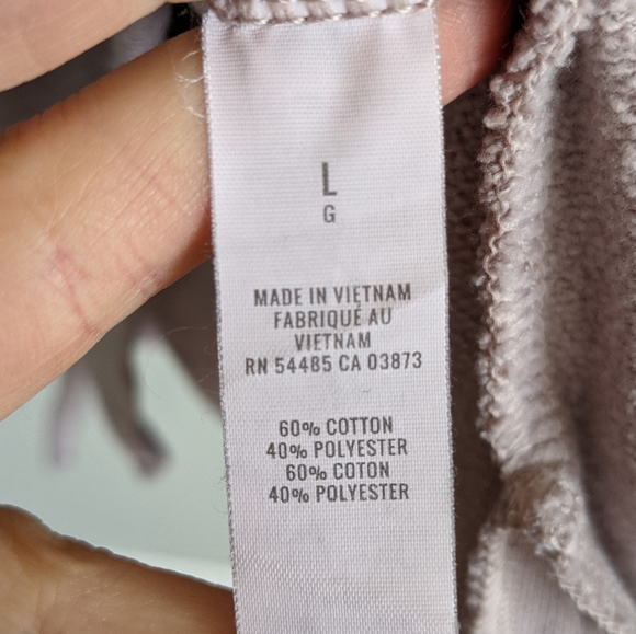 (aerie) Dusty Pink Turtle Neck Sweatshirt Dress Lg - Picture 10 of 15